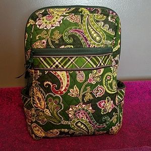 Vera Bradley Small Backpack in Chelsea Green